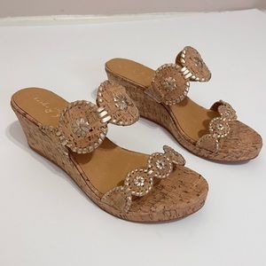 Jack Rogers Cork Wedge Sandals